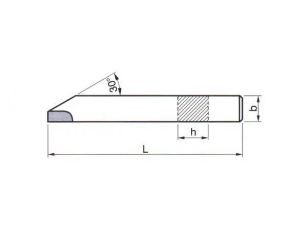 Soustružnický nůž - automatový, levý