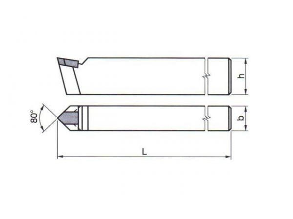 Soustružnický nůž - hladicí