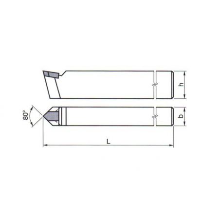 Soustružnický nůž - hladicí
