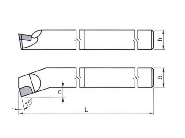 Soustružnický nůž -  vnitřní ubírací