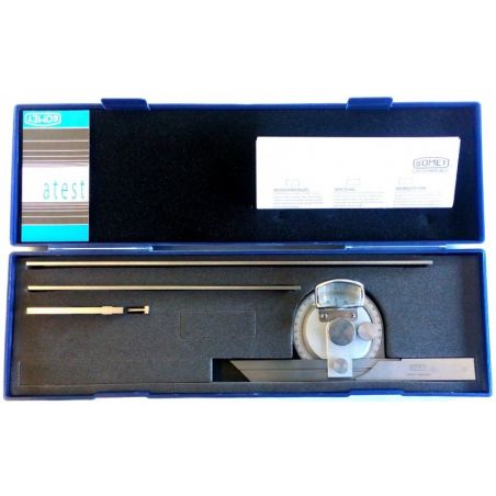 Úhloměr s lupou 251624 (0-360°)  - SOMET