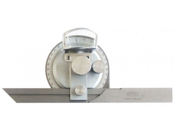 Úhloměr s lupou 251624 (0-360°)  - SOMET