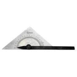 Úhloměr trojúhelníkový kovový (185x150 mm) - ŠKODA
