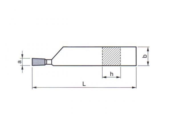 Soustružnický nůž - s pájenou destičkou z SK...