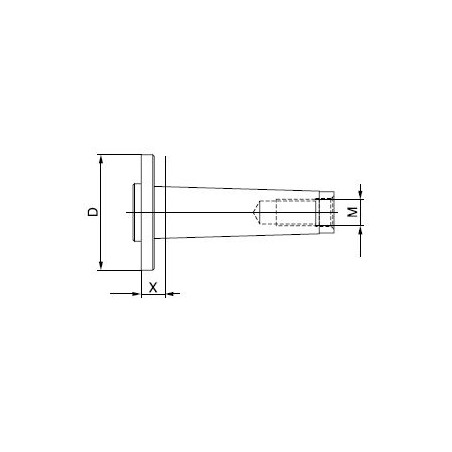 Kuželová stopka vyměnitelná 242372.71