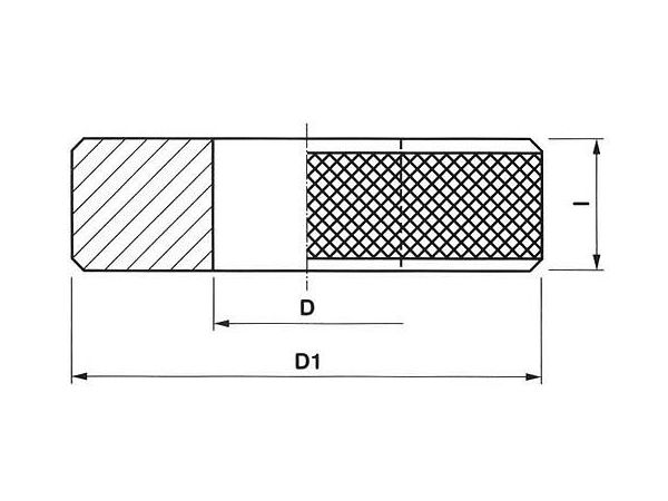 Pevný závitový kroužek - zmetkový, ISO pro závit metrický 254035