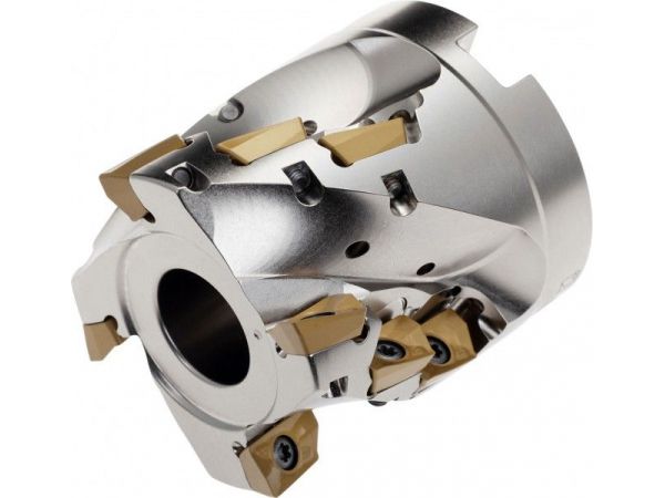 Čelní válcová fréza nástrčná s břity ve šroubovici HELICAL AD PRAMET