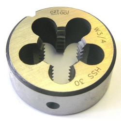 Závitová kruhová čelist HSS, Whitworthuv závit - CZ TOOL