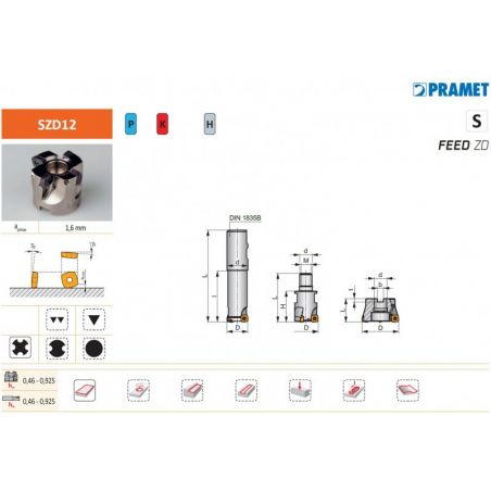 Stopková fréza HFC SZD 09,12 - PRAMET