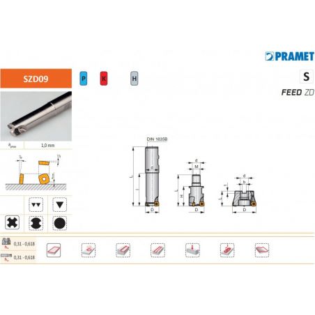Stopková fréza HFC SZD 09,12 - PRAMET