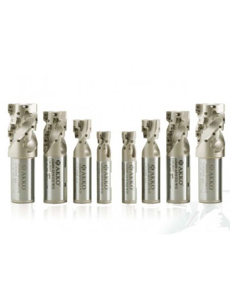 Stopková fréza s břity ve šroubovici - AKKO