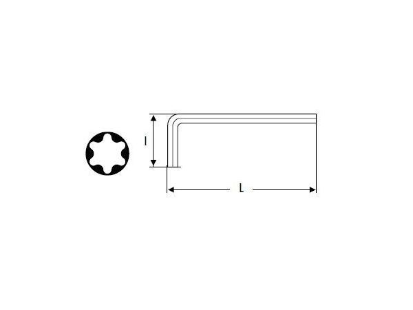 Klíč zástrčný - TORX - TONA EXPERT