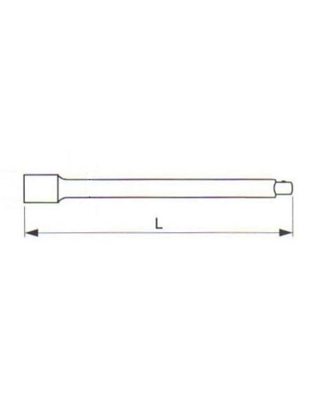 Nástavec - 1" - 200mm - 70081008 -  NAREX