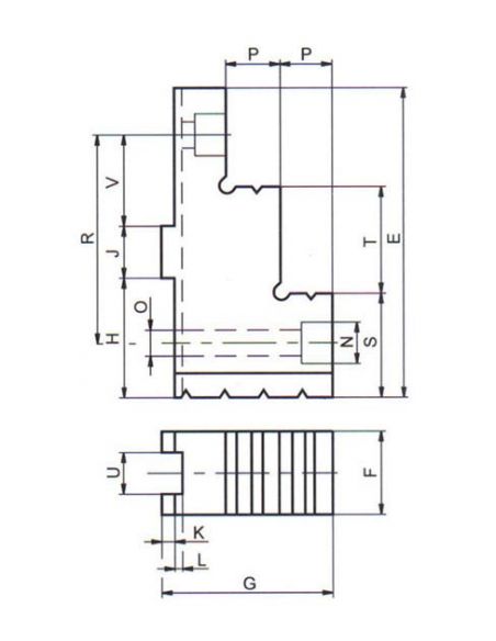 Nástavec tvrdý reverzní - NT 243854