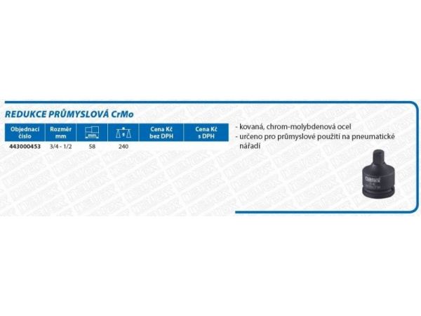 Redukce průmyslová - NAREX