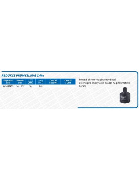 Redukce průmyslová - NAREX