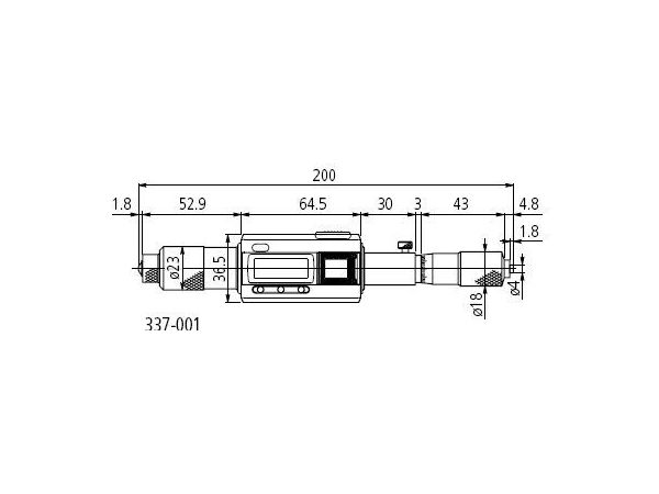 Sada mikrometrických odpichů DIGIMATIC s...