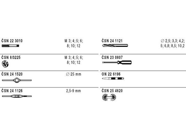 Sada závitořezných nástrojů - 238912.1