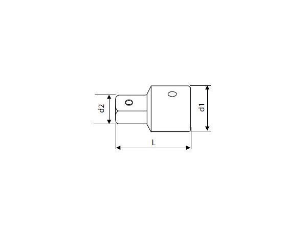 Adaptér 1/2" - 3/4" - E117263 - TONA EXPERT