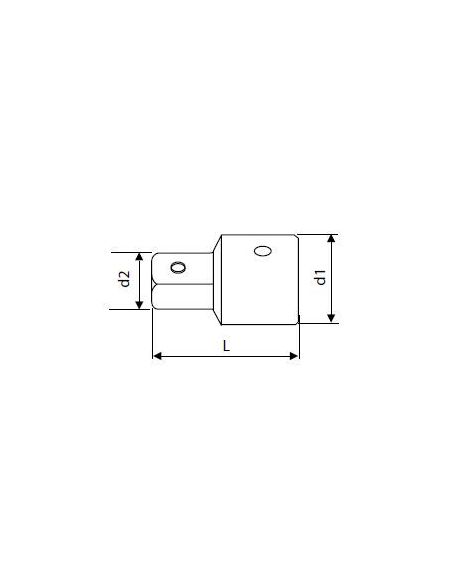 Adaptér 1/2" - 3/8" - E117262 - TONA EXPERT