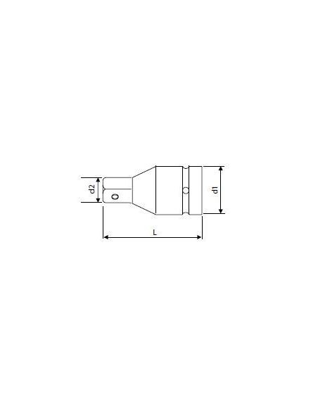 Adaptér průmyslový 1"- 3/4" - E041503 - TONA EXPERT