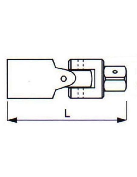 Kardan 1/2" - 75mm - 61029675 - NAREX