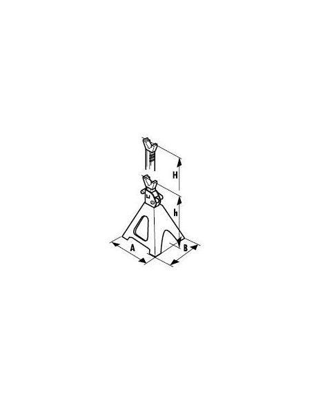 Pár podpěr, nosnost 6t - E200106 - TONA EXPERT