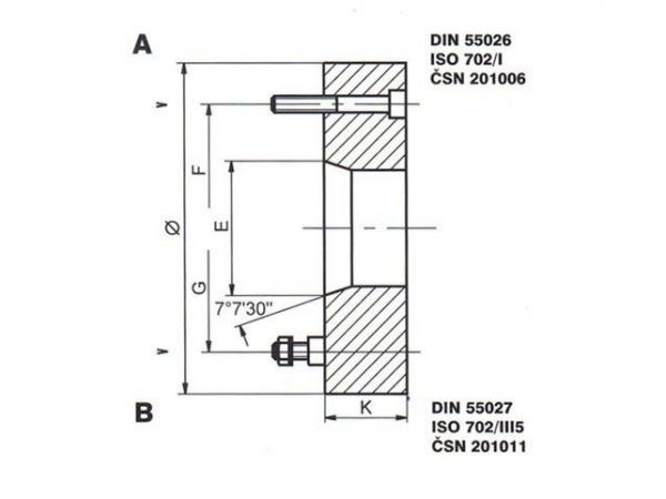 Příruba s krátkým kuželem pro IUG - 243830