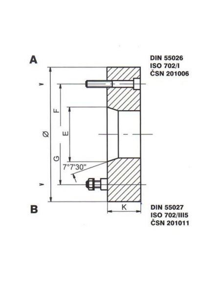 Příruba s krátkým kuželem pro IUG - 243830