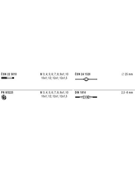 Sada závitořezných nástrojů - 238914.1