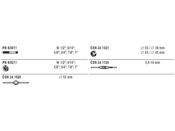 Sada závitořezných nástrojů - 238917.1