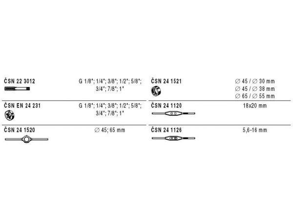 Sada závitořezných nástrojů - 238918.1