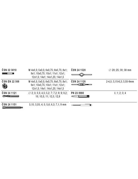 Sada závitořezných nástrojů - 238919.1