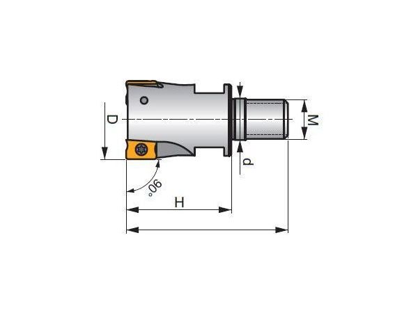 Fréza šroubovací - PRAMET