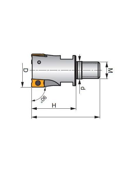 Fréza šroubovací - PRAMET