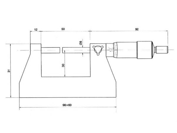 Mikrometr stojánkový - 251462 - SOMET